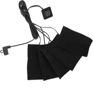 USB 난방 패드 5V 전기 의류 카본파이 BER 온도 조절 가능 매트 야외 겨울 시트용 휴대용 천 히터