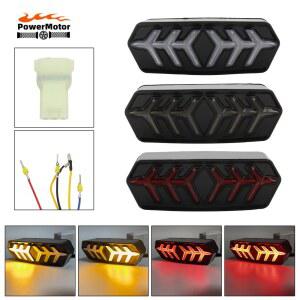 GROM MSX125 CB650F CB650F CTXN700 오토바이 LED 브레이크 라이트 통합 순차 회전 신호 액세서리 부품