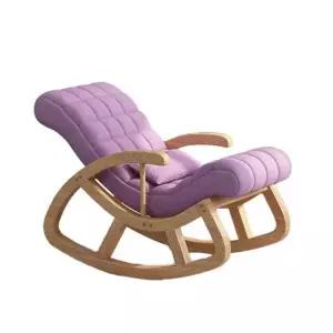 원목흔들의자 거실 발코니 1인 침실 암체어 낮잠 독서의자 수유의자 휴식 엔틱 스윙체어