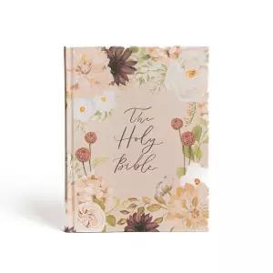 CSB Notetaking Bible, Large Print Hosanna Revival Edition, Blush Cloth Over Board, Black Letter, Sin