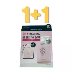 1+1 그로우어스 데미지 테라피 샴푸 EX 500ml+500ml 2개