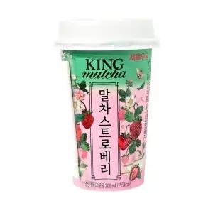 46834640-[서울우유 ] 서울우유 말차 스트로베리 컵 200ml 10입