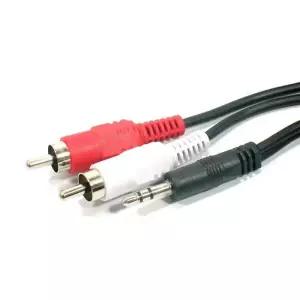 [에스에스_63]컴퓨터 오디오케이블 음향 헤드폰 ST-2RCA 5M