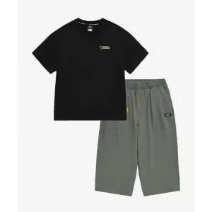 매장정품 NATIONALGEOGRAPHIC 내셔널지오그래픽 NATIONAL GEOGRAPHIC KIDS K242UPB920 7부 상하세트 CARBON