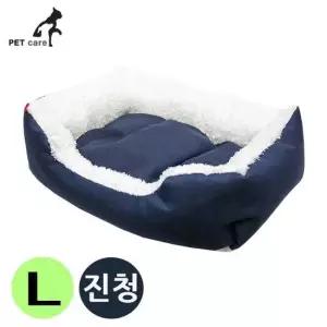 대 사각하우스 진청 무아지경 방석 강아지 하우스 방석 쿠션
