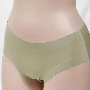[하프클럽/]여성 심리스 누디 햄라인 미디 팬티 1장