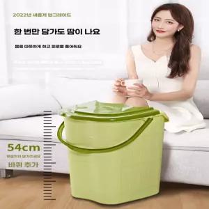 깊은 대야 각탕기 무릎 휴대용 양동이 가정용