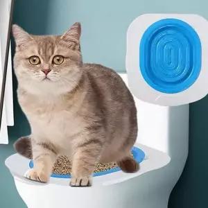 트레이 고양이 화장실 훈련 변기 반려묘 화장실 훈련 배변 용품