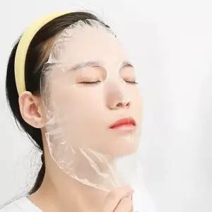 [에스에스컴퍼니_64]시트지 랩 얼굴 일회용 비닐 팩 100매