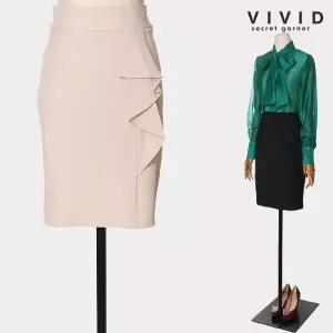 [비비드시크릿가너][VIVID SG] 프릴 뒷트임 스커트 r