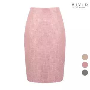 [비비드시크릿가너]VIVID 여성 체크 정장 스커트