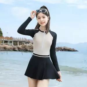 [보리보리/에스티홀리데이]주니어 여아 원피스형 래쉬가드 CE02 수영복