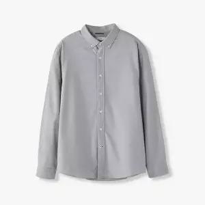 [하프클럽/에스티코]EASY-CARE OXFORD Shirts 그레이 (세미오버핏) DDS