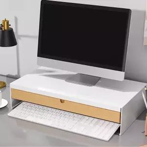 비카 루그나 모니터받침대+서랍장 47x26cm 모니터스탠드 커피캡슐보관함 모니터거치대