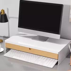 비카 루그나 모니터받침대+서랍장 47x26cm 모니터스탠드 커피캡슐보관함 모니터거치대