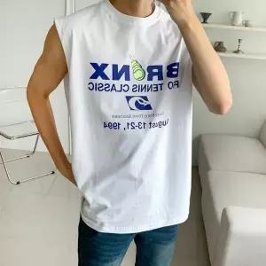 [하프클럽/코디제이]남자 M 브롱스 나시 오버핏 민소매 레이어드 비치룩 남