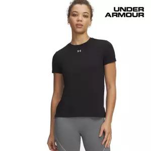 매장정품 UNDERARMOUR 언더아머 여성 UA 배니시 반팔 트레이닝 라운드 티셔츠 6010870-008 1524384