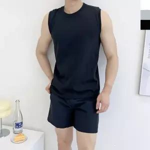 [모로엠] 1+1 남성 베이직 코튼 슬리브리스 티셔츠 DM-TS5-QDGI1825