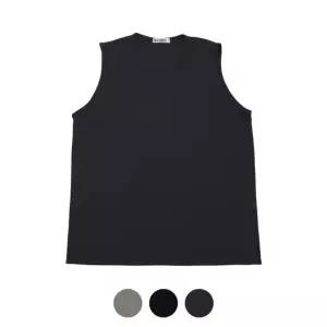 파파브로 남성 플리츠 루즈핏 하와이안 민소매 티셔츠 5C-TS5-HAWAI1