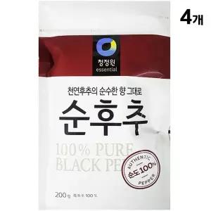 흑후추가루(대상 200g)X4