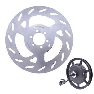 1x 디스크 브레이크-로터 180/203MM 전자 자전거 스쿠터 용 6 홀 전자 자전거 3MM 두꺼운 강철 디스크 브레