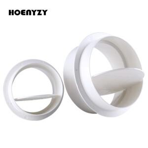 욕실 욕조용 PVC 배기 팬 체크 밸브, 원형 파이프, ABS 환기, 1 와트 75mm, 80mm, 110mm, 200mm, 250mm