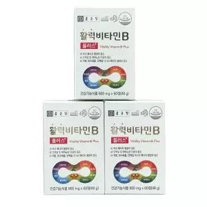 종근당건강 활력비타민B 플러스 60정 x 3박스 6개월분