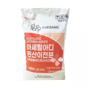 대상 아세틸아디핀산이전분 20kg A.A전분 찰옥수수변성전분가마랑