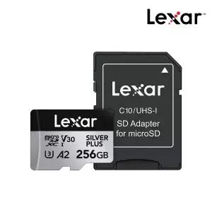 [렉사] 256GB 마이크로SD Silver PLUS 4K 고프로 오즈모 인스타360 드론 액션캠 공식수입원