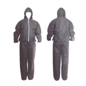 신정 방진복 보호복 일회용 투피스 60g 그레이 (XL,2XL)