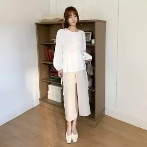 [하프클럽/다잇템]여성 일자 슬릿 H라인 슬림 앞 롱치마