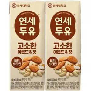 연세두유 고소한 아몬드&잣 190ml x (96팩)