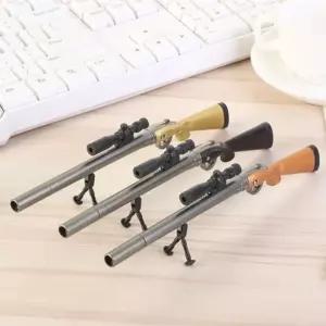 스나이퍼 저격총 밀리터리 게임 kar98k 총 모양 검은 볼펜 사무볼펜