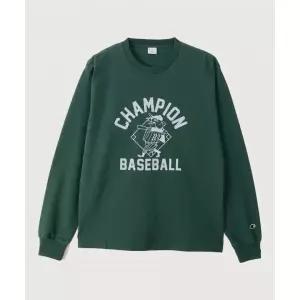 챔피온 CHAMPION BASEBALL 레귤러핏 롱슬리브 티셔츠 Dark Green CHPM252JSLS023DG 289486
