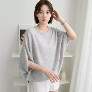 [S.페이지플린] 린넨슬럽시스루가오리티셔츠_S6BTS026A