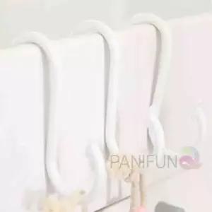 S자 RYN833B3 플라스틱 후크 S형고리 봉에거는후크 욕실후크 압축봉에거는걸이 봉걸이