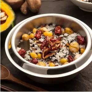 통3중 IH 스텐 가마솥 16cm (1~2인용) 추천 인덕션/하이라이트 주방용품 스텐솥 돌솥냄비 돌솥밥 선물세트