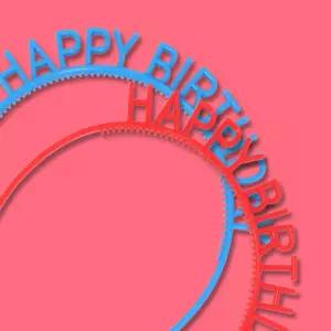 나성마켓 해피버스데이 머리띠 1P 생일축하파티용품