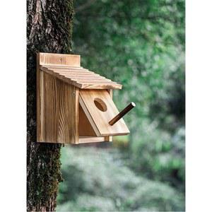 야외 내후성 장식 페인트 앵무새 수면 보관 Color 사육 상자 Wood 둥지 걸이식 새집