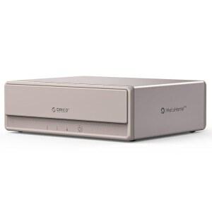 ORICO MetaHome NAS 스토리지, CyberData OS, HDD 슬롯 * 2 + M.2 NVMe SSD 2, 원격 액세스 및 스마트 미디어 스크래핑, 2.5 GbE 2(랜 전송 시 500MB/s), HDMI 1, CS200Pro - Bay(디스크리스)