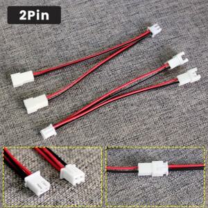 XH2.54 Y-스플리터 케이블 남성-여성 커넥터 26AWG 팬 2핀 3핀 4핀 5핀 6핀 전원 연장 코드 터미널