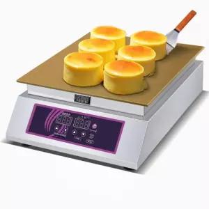 업소용 머신 수플레 팬케이크 메이커 전기 디저트 카페 크레페 제조기