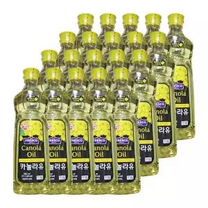 오뚜기 프레스코 카놀라유 900ml 20개 튀김 부침 볶음 샐러드