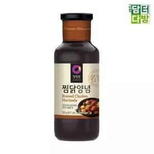 청정원 찜닭양념 500g X 3개 양념장 500G 소스 간편한요리 자취생요리
