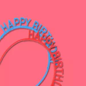 생일축하 머리띠 해피버스데이 생일분위기UP