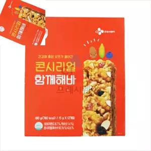 오랴 이츠웰 콘시리얼함께해바 견과바15GX12개 개별포장 견과류 건강간식