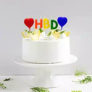 HBD 생일초 파티초 기념일 촛불 케익초 케이크초 생일축하 생일파티 파티용품