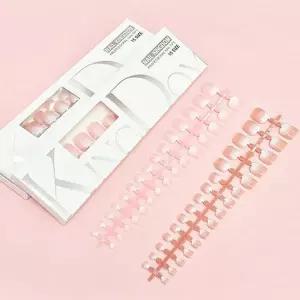 [하프클럽/알티피아]그라데이션 패디팁(120팁) 15 size 패디큐어 붙이는 발톱 네일팁 프렌치네일