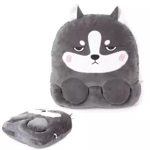 온열 졸린 보온 실내화 강아지 발난로 USB