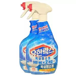 유한락스 욕실청소용 900ml 2개